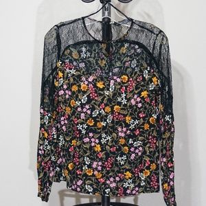 Zara Blouse with Floral print - New with tags.